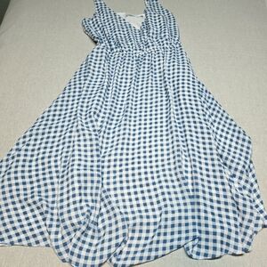 ALI & JAY Blue and White Gingham Dress